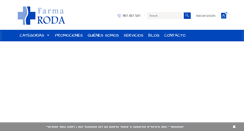 Desktop Screenshot of farmaciaroda.com