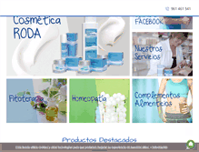 Tablet Screenshot of farmaciaroda.com